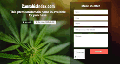 Desktop Screenshot of cannabisindex.com